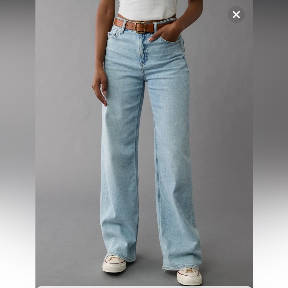 AE Dreamy Drape Wide Leg Jeans